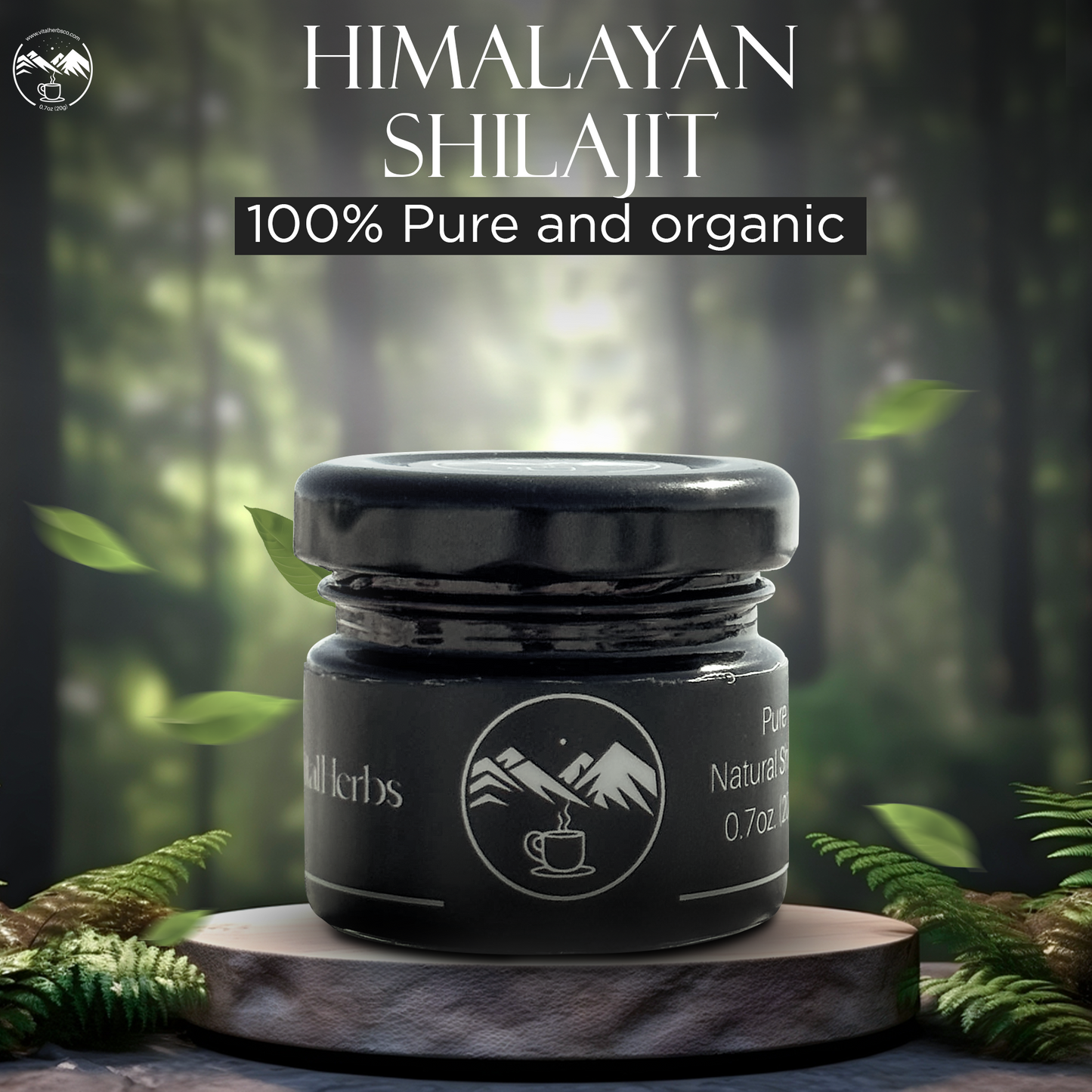 Shilajit puro y natural